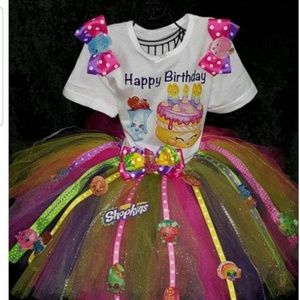 Custom shopkins tutu set